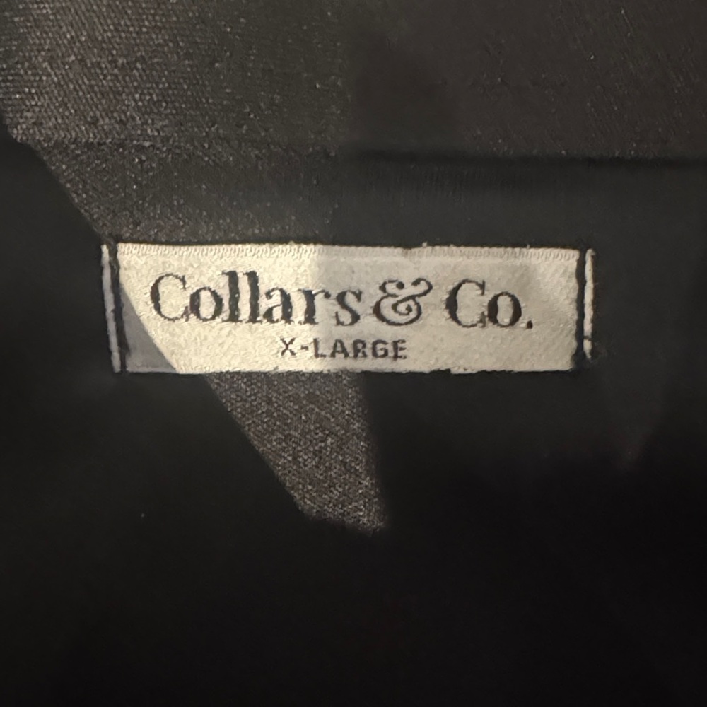 Collars & Co. | Black Long Sleeve Performance Shirt | XL NWOT - Picture 3 of 6